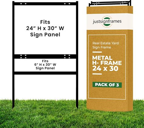 yard sign h frame